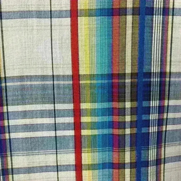 VTG 70’s USA Levi’s Panatela Sportswear Button Up Size Large Rainbow Plaid - Picture 4 of 10